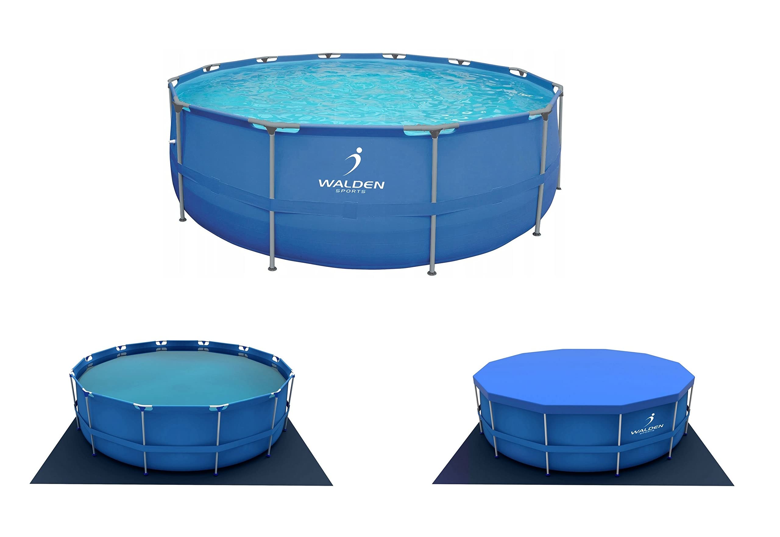 Basen ogrodowy 305 x 76 cm 10 FT Mega Set 16 w 1! Pool Avenli basen basen ze stalową ramą model 2021