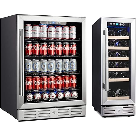 Kalamera 18 Bottle Wine Cooler & 154 Cans Beverage Cooler