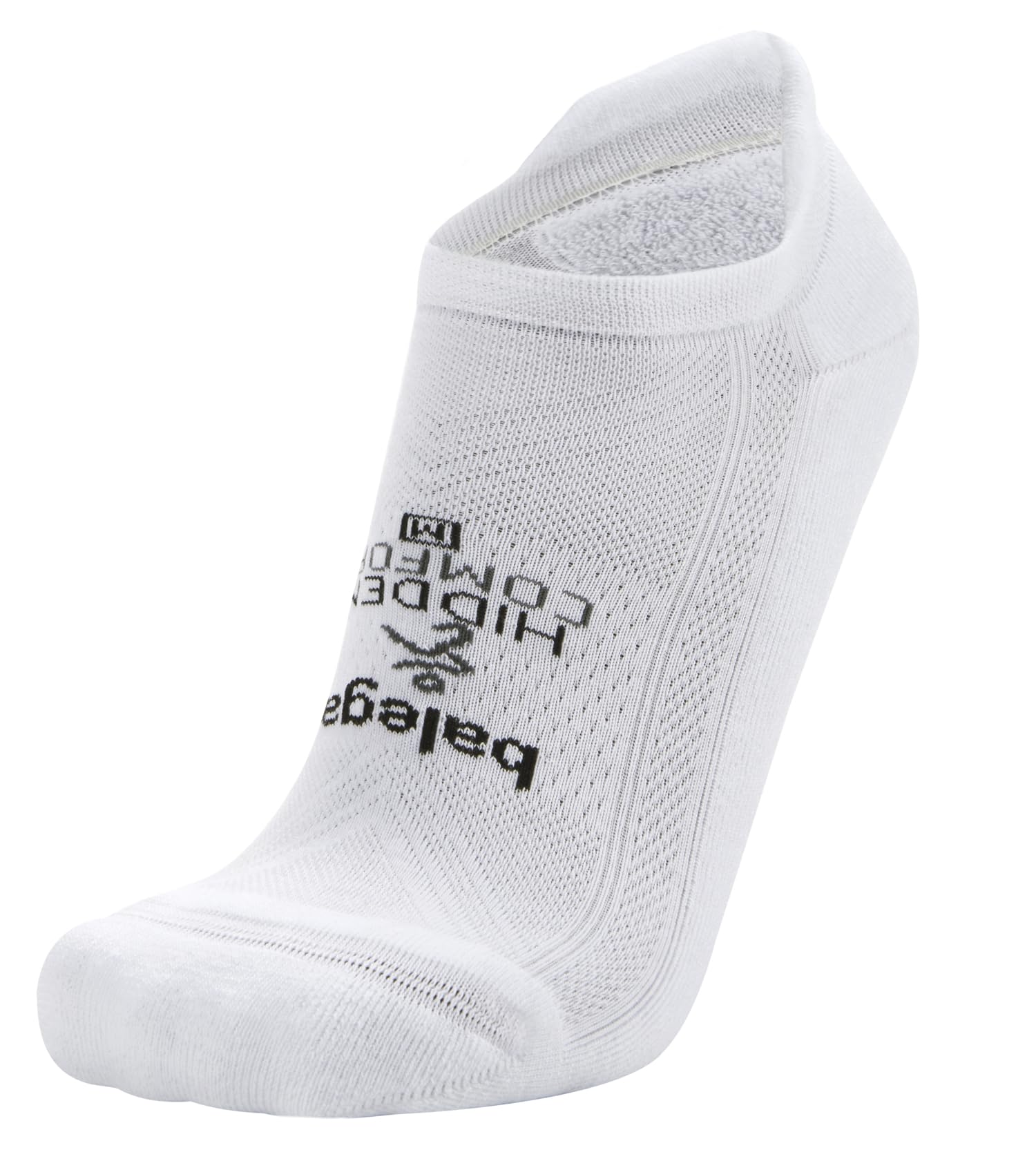 Balega Laufsocken Unisex Hidden Comfort – No Show Athletic, Weiß, M EU