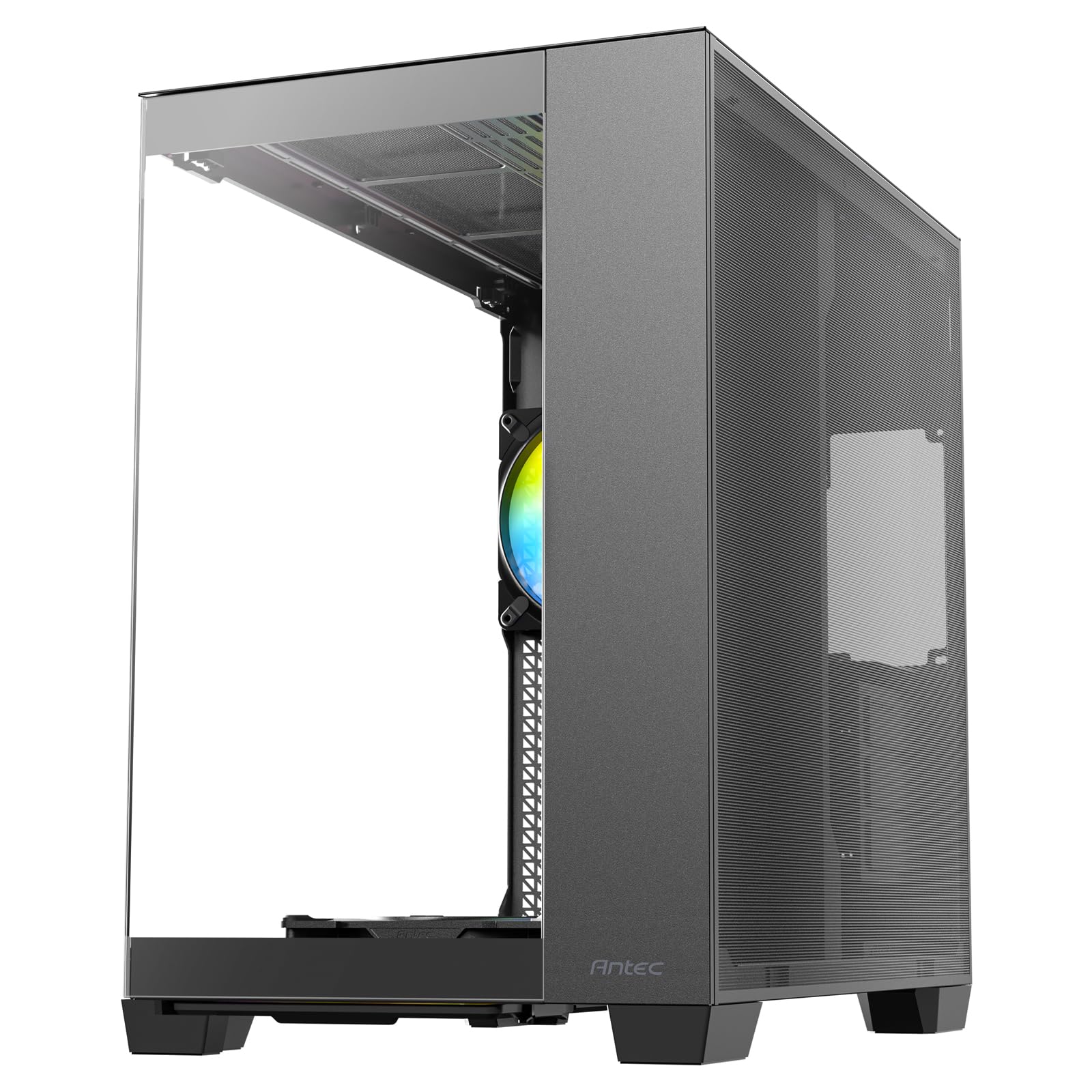 Antec C8 Case RTX 40 GPU Support, Independent PSU Cooling, Type-C 10Gbps Port, Seamless Tempered Glass Side Panels, 360mm Radiator Support, Full-Tower E-ATX PC Cabinet (C8 ARGB Black)