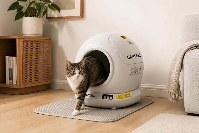Foto 8 de 8 de GARFEEL Arenero Autolimpiante Inteligente WiFi para Gatos con App