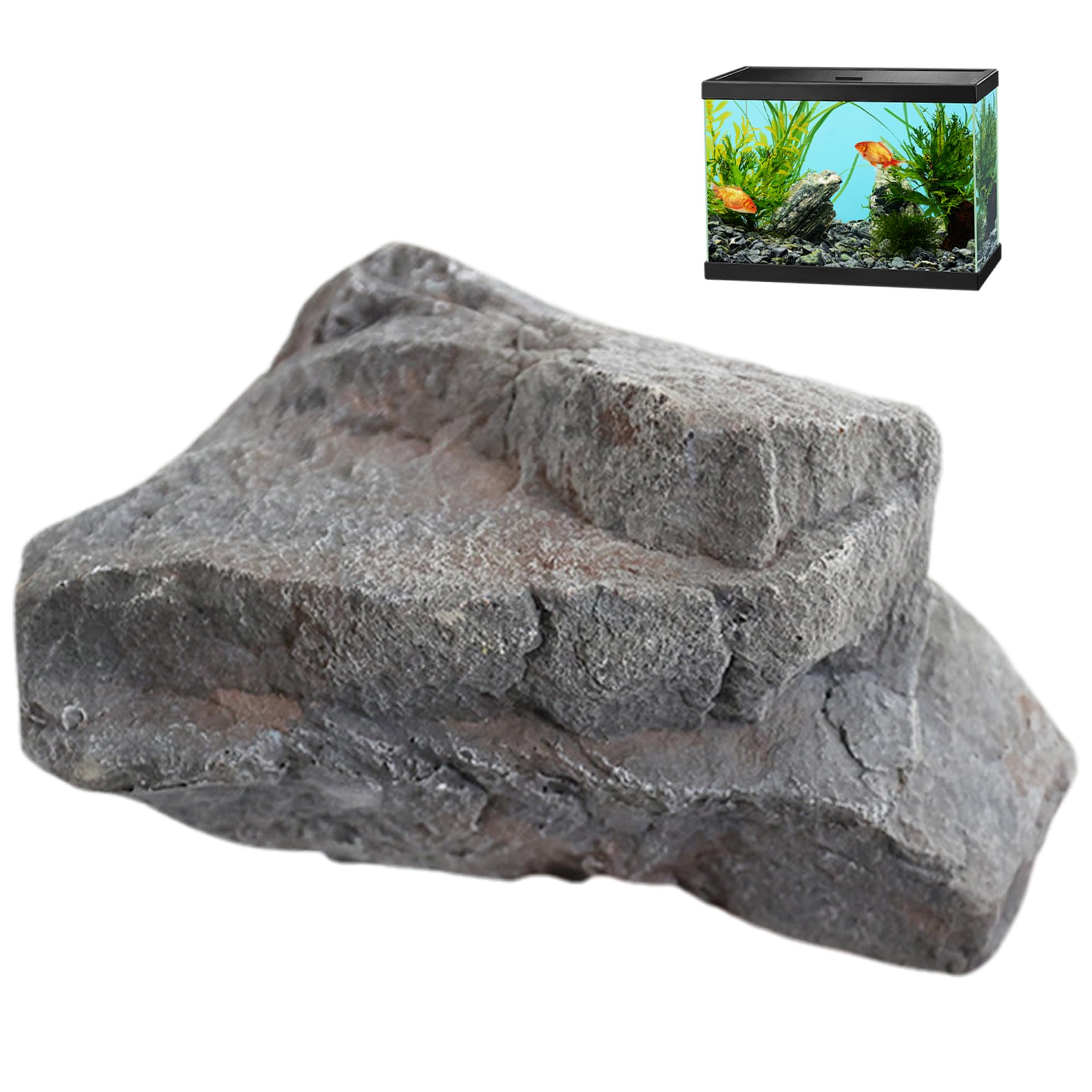 Faux rochers artificiels extérieurs légers PU résistant intempéries pour jardin et cour