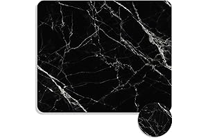 Personalized Geode Agate Slice Mouse Pad Set with Coaster