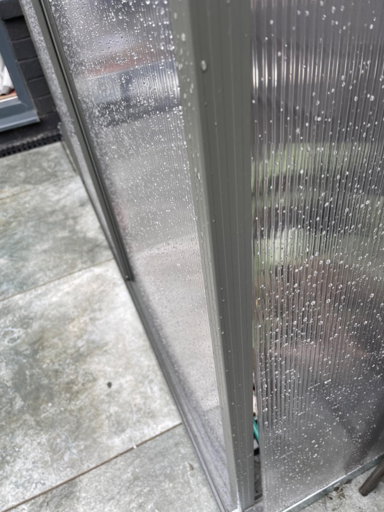 Outsunny 6 x 2.5ft Polycarbonate Greenhouse, Walk-In Green House with ...