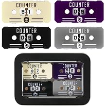 MTG Life Counter Twin Digit with Metal Box Health Tracker Life Counter for Magic the Gatering MTG Magic Card Game Accessories Compatible with RPG D&D CCG TCG Desktop Board Games