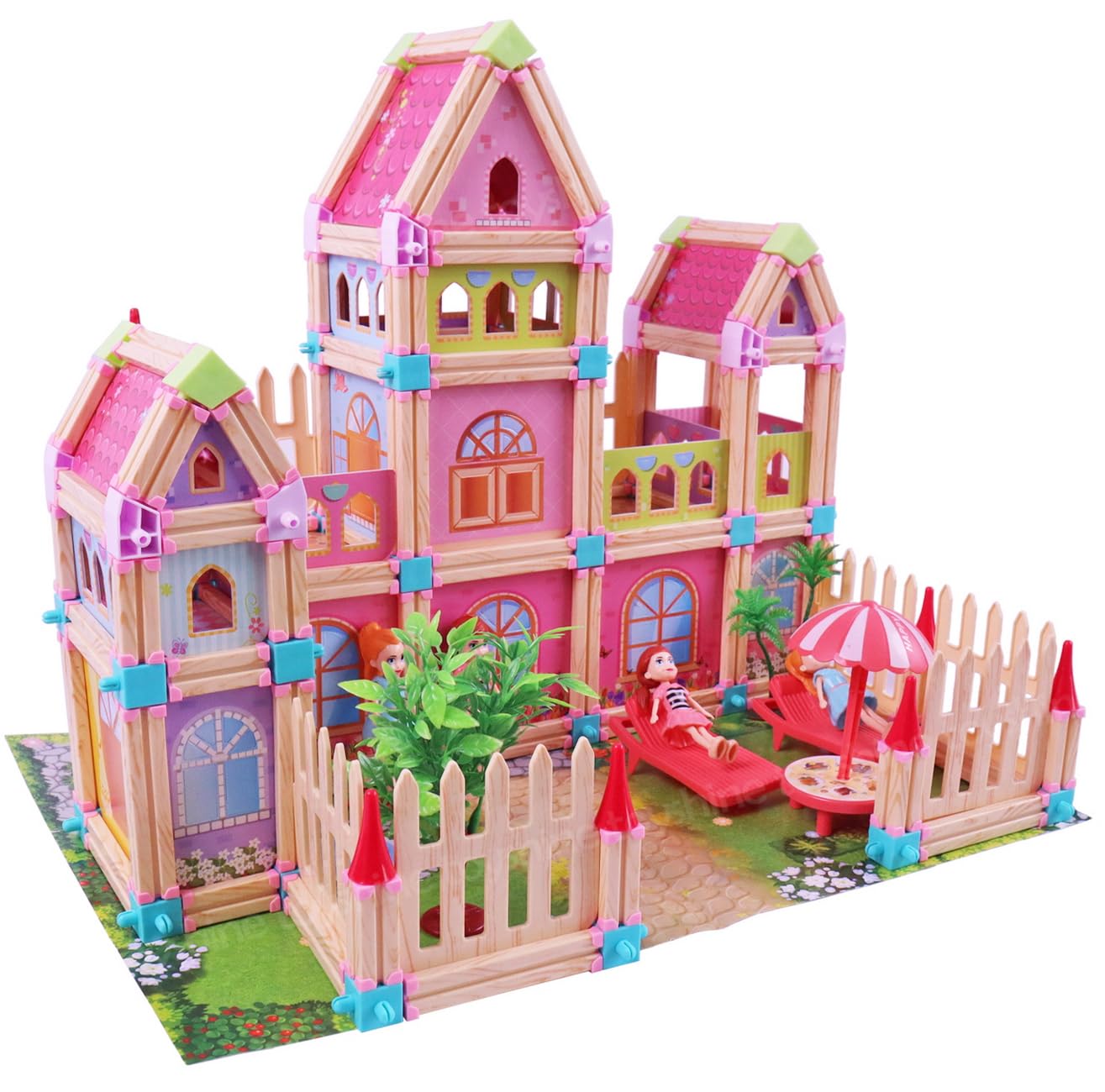 Toyshine 234 Pcs DIY Doll House Blocks with 4 Dolls Play House Learning Toy for Girl Ages 5+ Birthday Gift Develops Thinking Skills Creative Play (B0D7Q7SVDP) Amazon Price History, Amazon Price Tracker