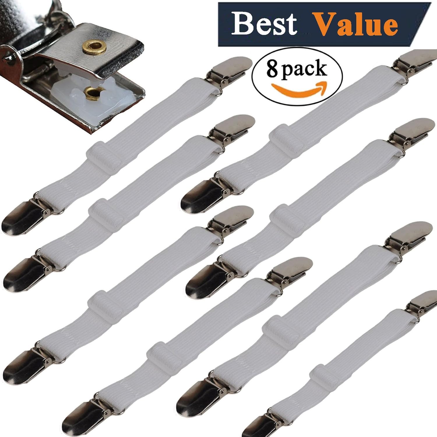 BSLINO 46 Sheet Straps Sheet Band Straps Home & Kitchen