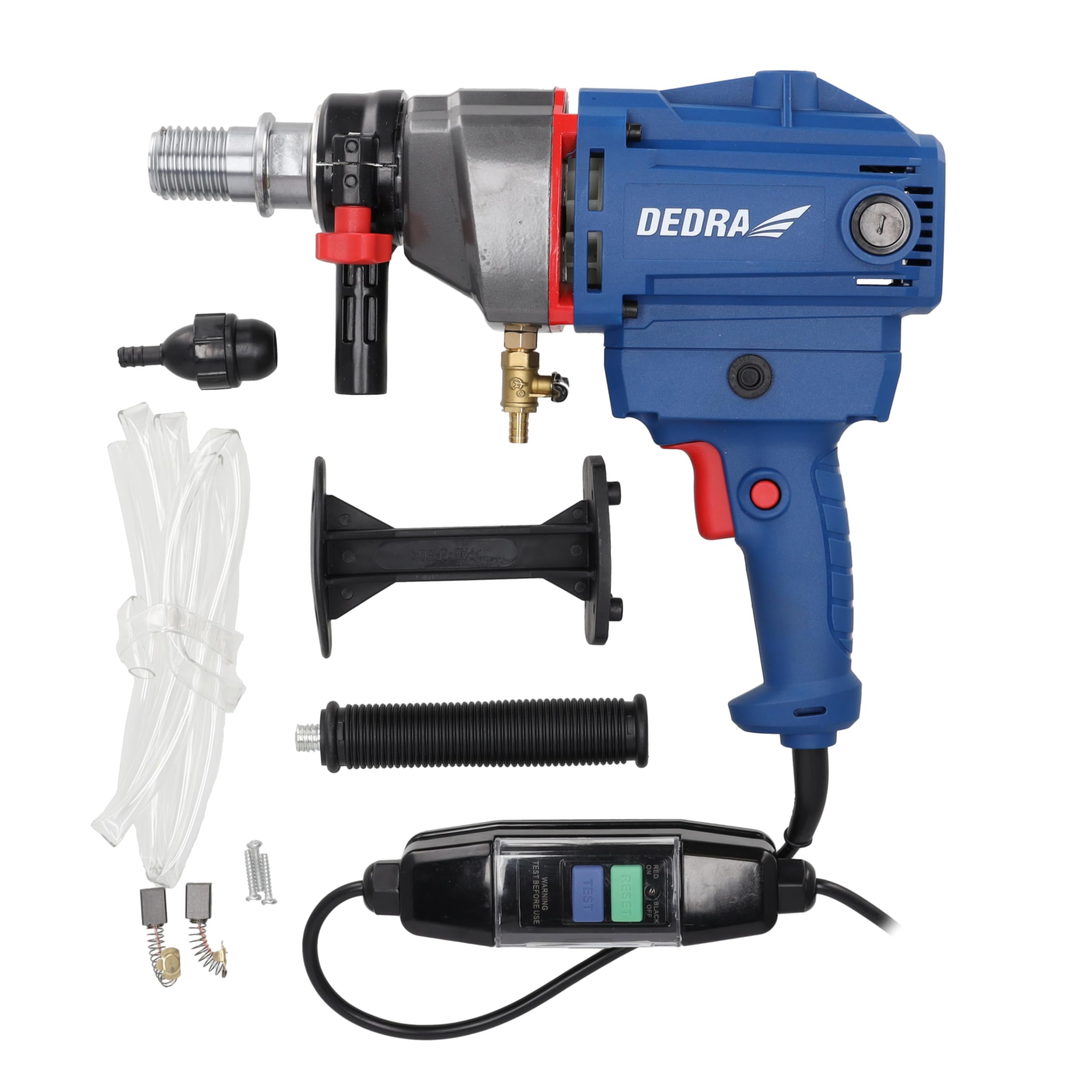 DEDRA Kernbohrmaschine - max. Ø 130 mm, 1700 W, Nassbohren mit Diamantbohrern