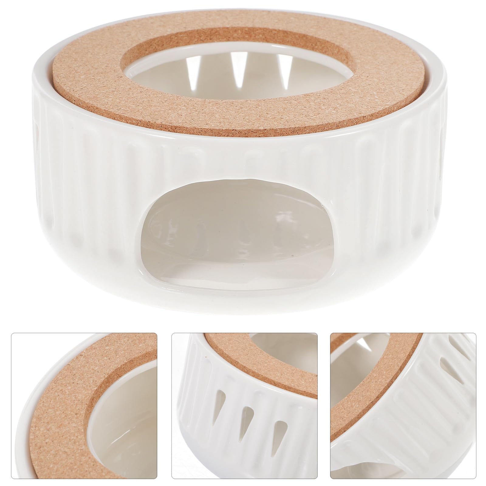 TOYANDONA Calentador de Tetera Cerámico Soporte para Tetera de Cerámica para Hacer Té Decoración Hogar