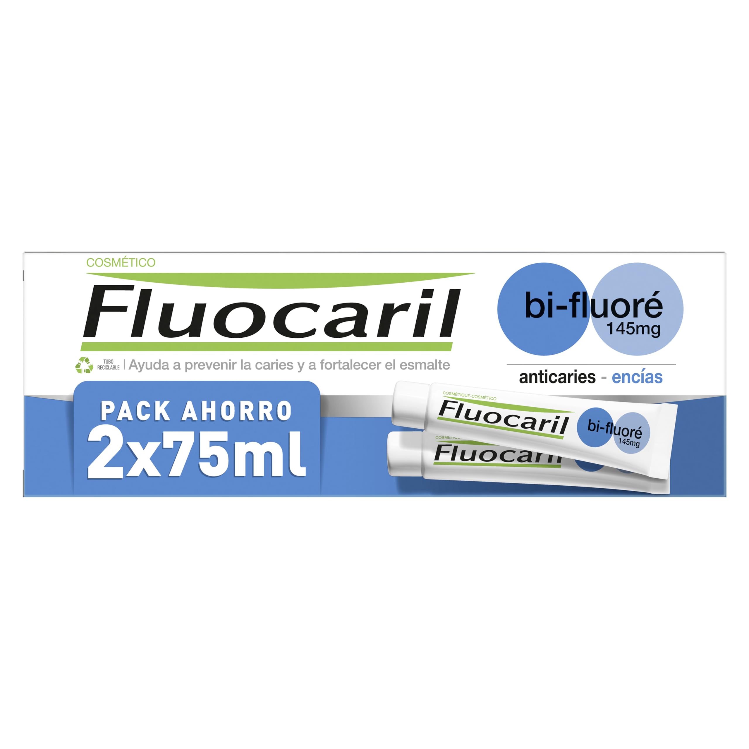 Fluocaril Dentifrice Bi-Fluoré Gencives 145Mg 2X75Ml