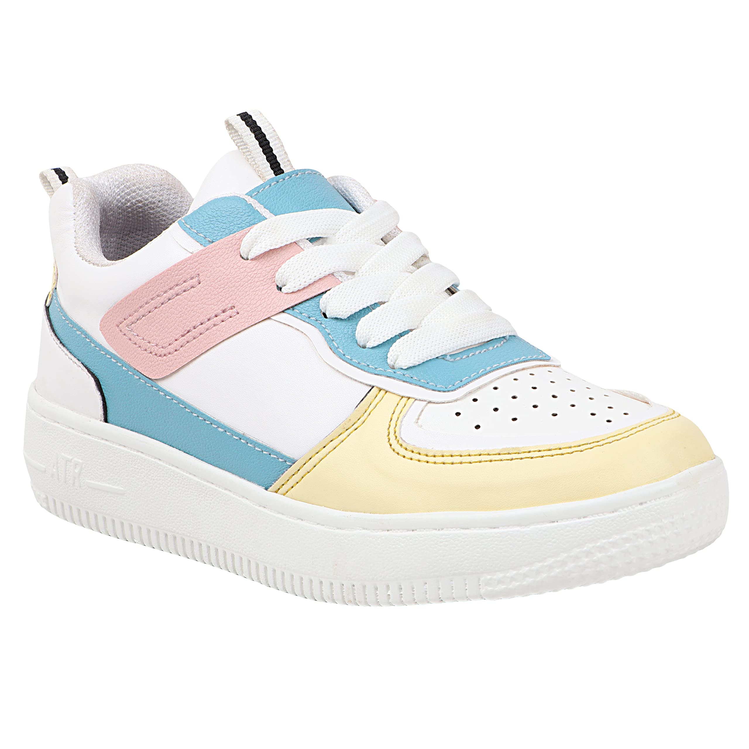 shoetopia Women & Girls Casual Lace-Up Sneakers/Polo/White / UK4-picture-11