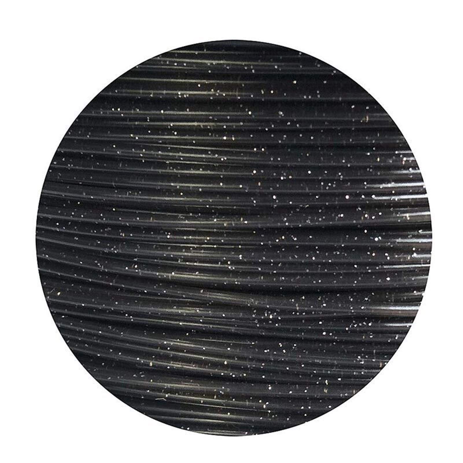 Filament do drukarki 3D, filament do drukowania 3D Crystal Black 1,75 mm 1 kg/500 g/250 g Filament do drukarki 3D błyszczący błyszczący materiał do drukowania 3D błyszczące włókna (kolor: kryształ