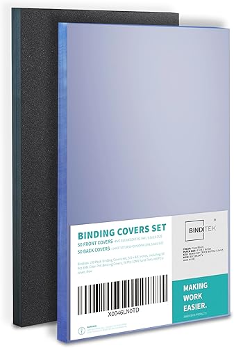 Vista 14 de Binditek Paquete de 10 Policubiertas con Textura de Arena de 20 Mil - Superpesadas para Informes Comerciales y Propuestas - Acabado Ligeramente