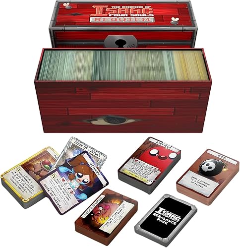 Maestro The Binding of Isaac Four Souls Requiem Juego de cartas de expansión