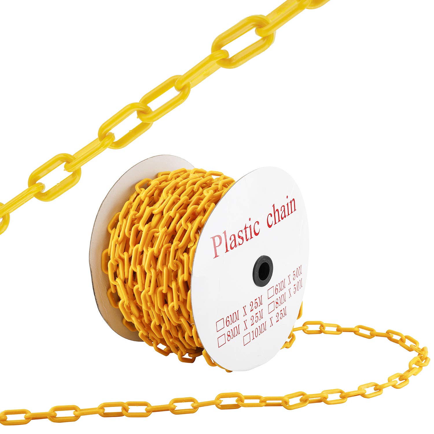Buy HYDDNice 125FT Plastic Chain Safety Barrier Plastic Barrier Chain