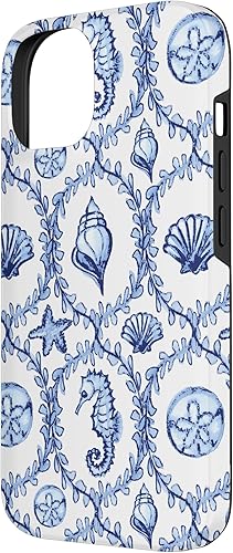 Miniatura 5 de Funda náutica para iPhone 12 Pro Max Coastal Nieta Preppy Shells náutica blanca azul mar