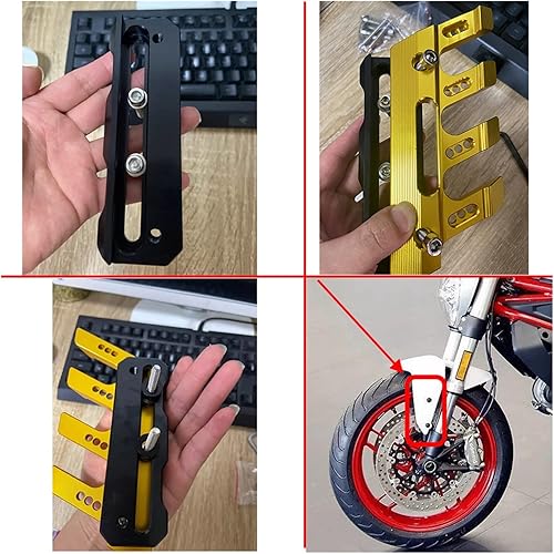 Miniatura 2 de WZHSHH Protector de caída de horquilla delantera CNC para motocicleta Yamaha FZ-25 FZ25  ABS