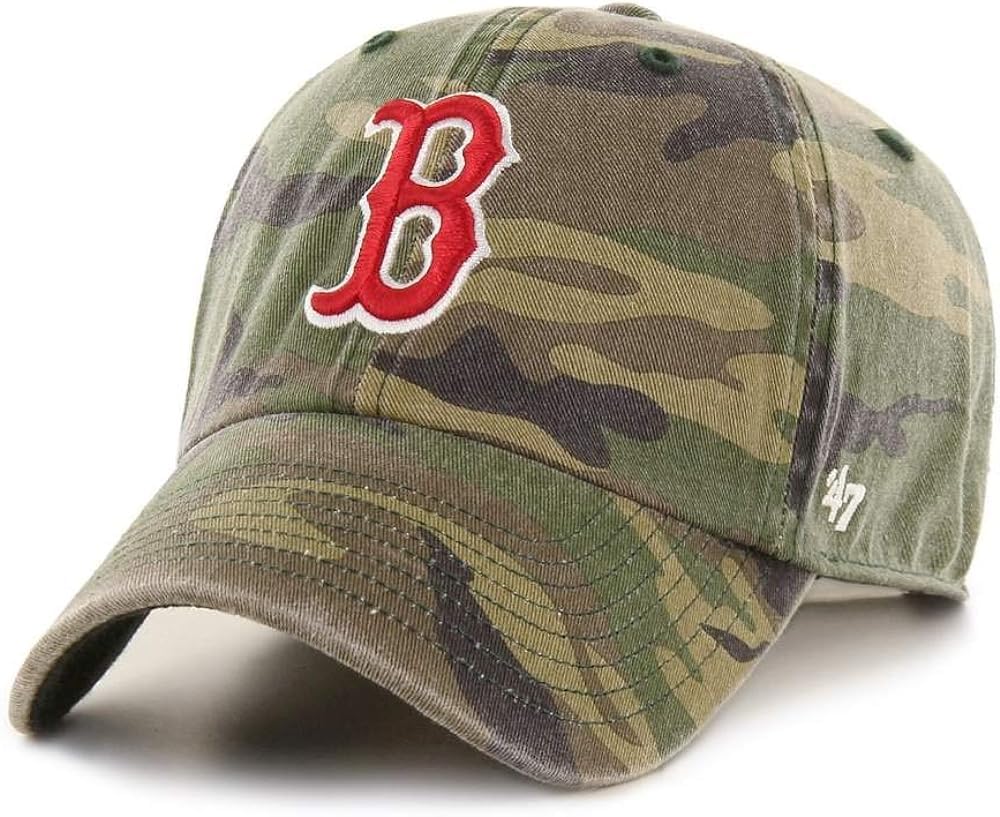 47 MLB Unisex-Adult White/Team Color Clean Up Adjustable Hat Cap - One Size