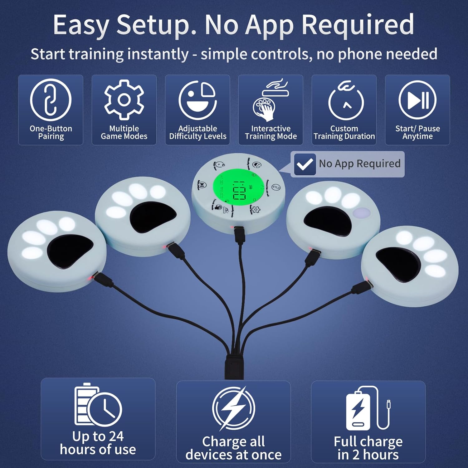 Reaction Training Light Kit, Hand Eye Coordination Reflex Training Pods, Quick Reaction Agility Training Lights Games for Athletes, Physical Therapists & Fitness Trainers Sports