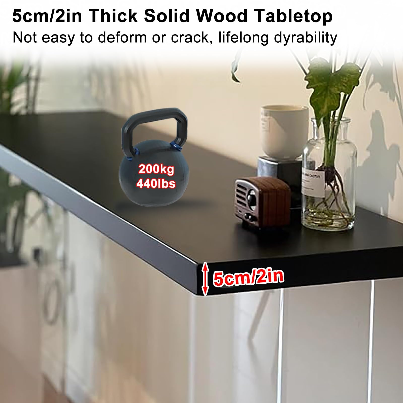Tavolo da bar lungo industriale, in legno massello, 180 cm, con base in acrilico temperato, per bistrot, bar e casa, design stretto, finitura bianca