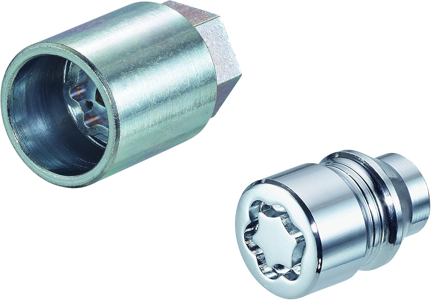 24022SU Wheel Lock Nuts M12 x 1,5, Cone/Flat seat, Shaft Length/Overall Length Length 5/32mm, Hex Size 21mm, Key Diameter 27,7 mm