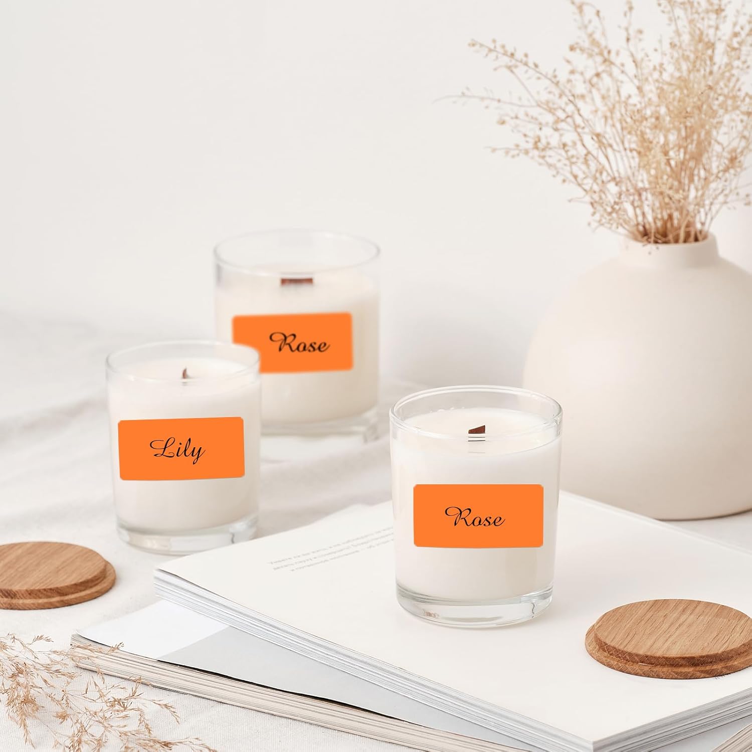 STARLIBOO 3x2 inch Color Direct Thermal Label Stickers for Shipping, Barcode, Address, Compatible with Rollo Label Printer & Zebra Desktop Printers (Orange) - Image 5