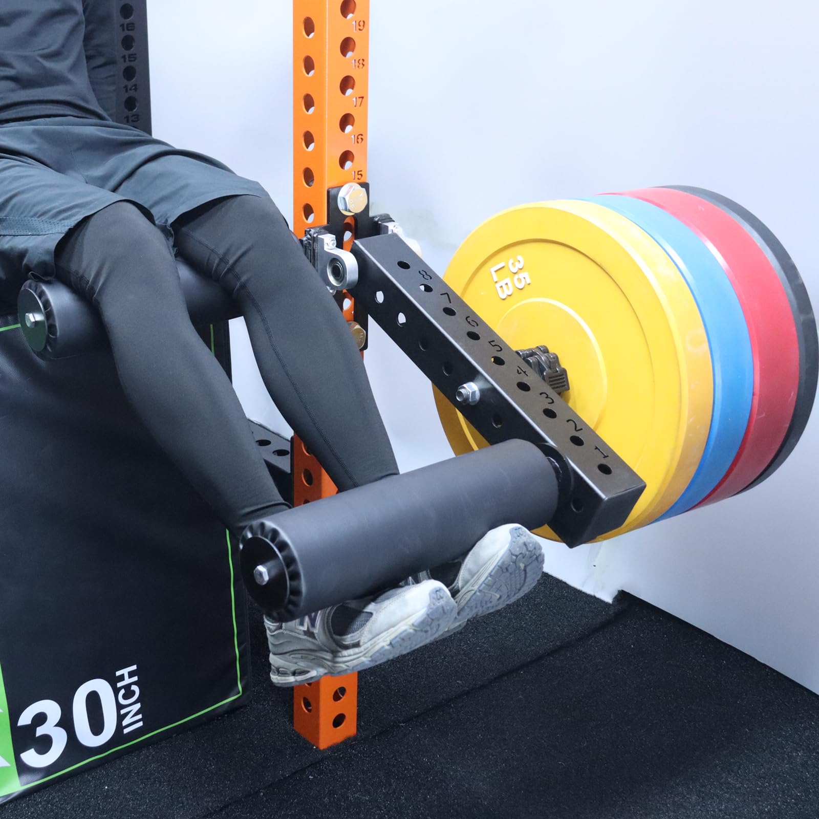 MARLANG Leg Extension and Curl Machine for Power Rack Attachments, Leg Extension Attachment for Home Gym, Leg Curl Attachment for Workout Equipment