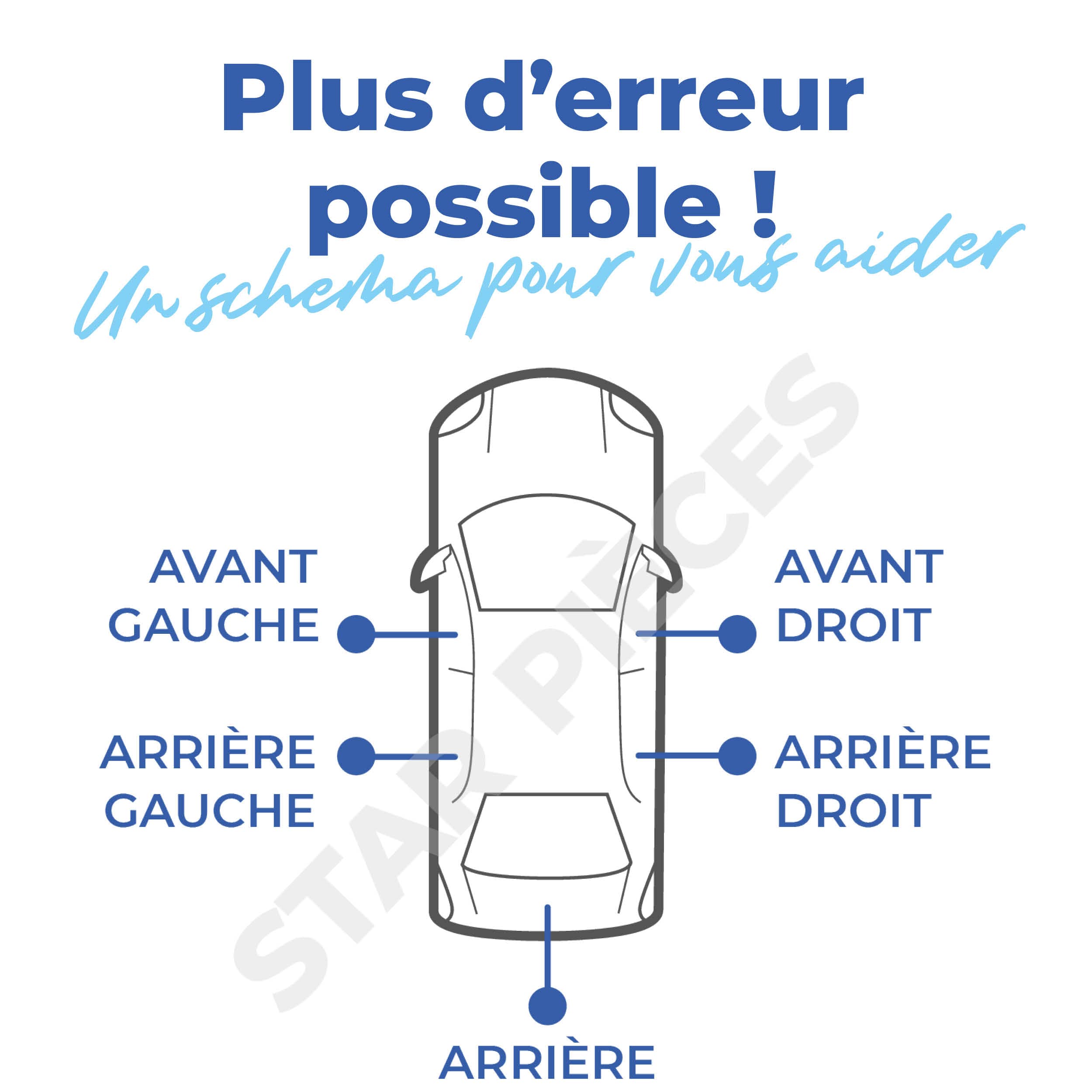 Serrure de Porte Compatible pour Berlingo 1, Partner 1, AX, BX, Saxo, ZX, Peugeot 106, 205, 309, 405, 605 (1982-2008) Centralisation de Porte. Avant OU ARRIÈRE