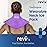 REVIX Ice Packs for Neck Discomfort Gel Cold Wraps for Relaxation, Hot Cold Compress for Neck and Shoulders, Ease Tiredness and Promote Post-Workout, Purple 2 Packs