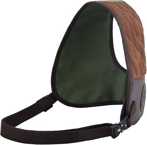 Miniatura 4 de Tas Trost Chaleco protector de cuero para rifle de escopeta, chaleco acolchado reductor de retroceso con protección de campo con correas ajustables