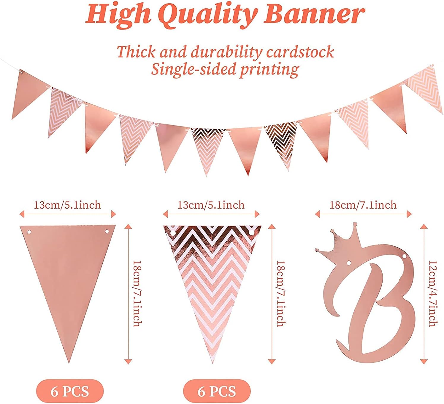 Beainfir 60th Birthday Decorations Set Include Rose Gold Happy 60th Birthday Banner - Image 3