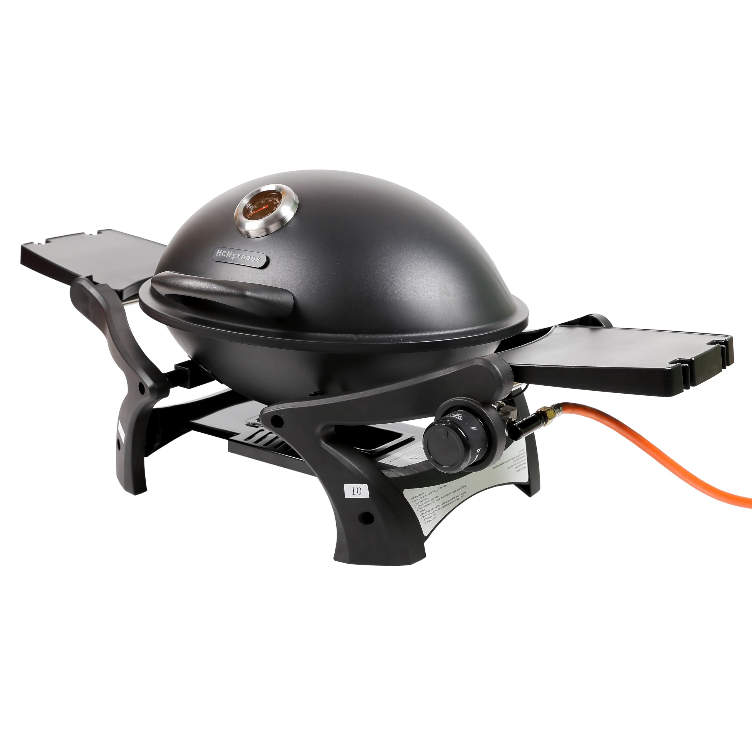 Gasgrill Outdoor Camping Tragbarer Grilltisch Einzelbrenner usw (Schwarz)