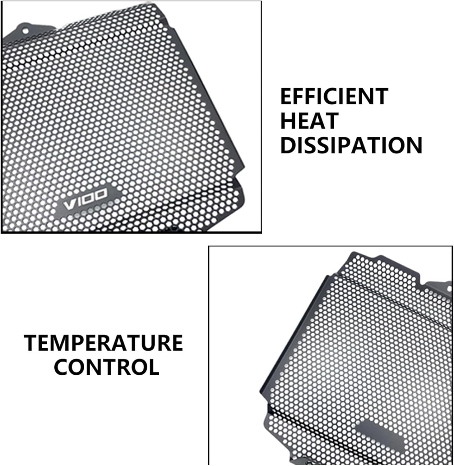 Radiator Guard Grille Water Tank Oil Cooler Cover Protection Compatible with Moto Guzzi V100 Mandello 2023 2024