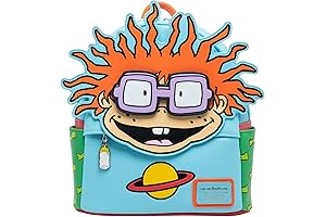 Nickelodeon Rugrats Chuckie Finster Cosplay Women's Backpack With Removable Glasses