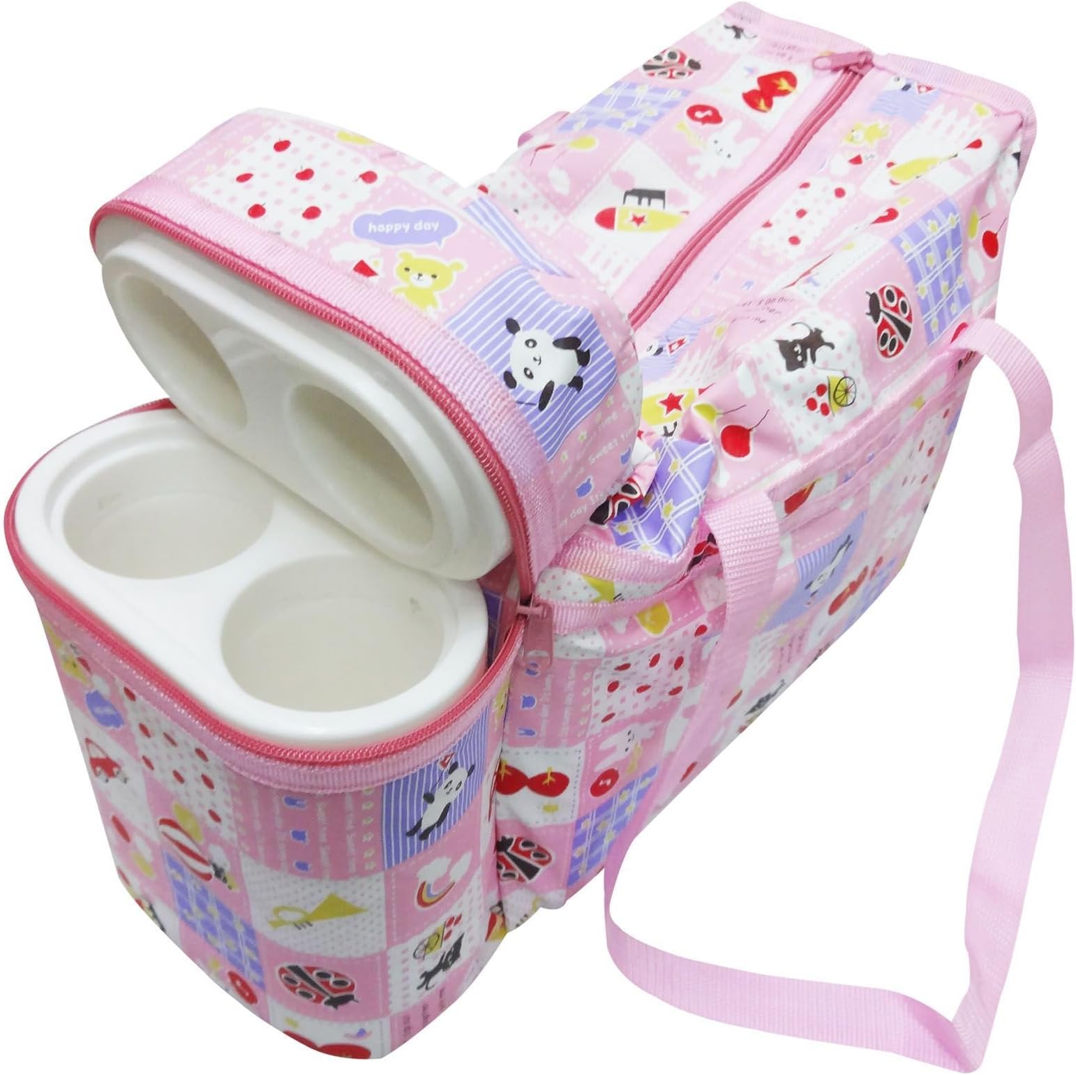 Wonderkids Diaper Bag (Pink)(Pack of 1)