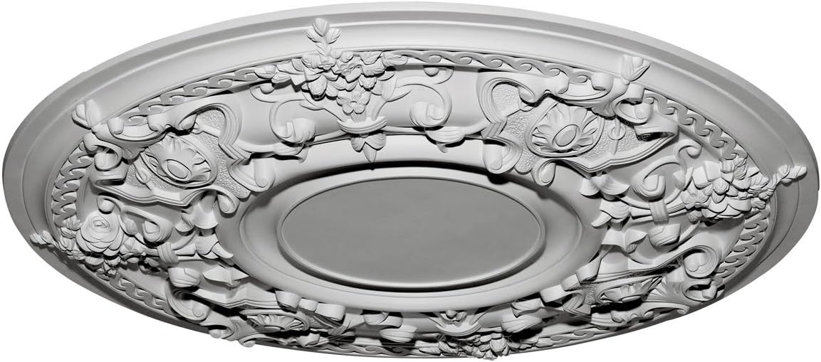 Frее Shірріng 🛒 Ekena Millwork CM32JA Jackson Ceiling Medallion, 32 3/4OD x 2 1/2P (Fits Canopies up to 13 1/2), Factory Primed Buу 2 gеt 3 Ekena Millwork CM32JA Jackson Ceiling Medallion, 32 3/4OD x 2 1/2P (Fits Canopies up to 13 1/2), Factory Primed