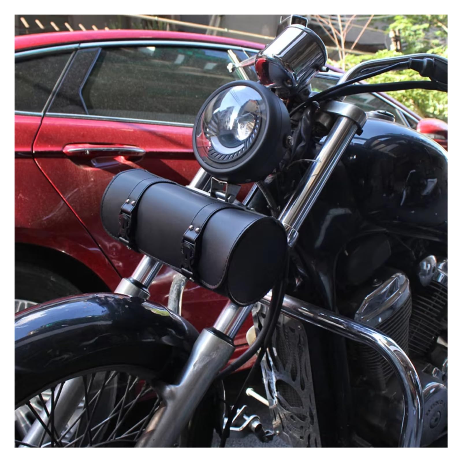 Compatibile Con Suzuki 1 Pz Nero Moto Forcella Anteriore Borse Per Attrezzi Custodia Per Bagagli Borsa Per Parti Sella Accessori Ricambio Sacche Moto