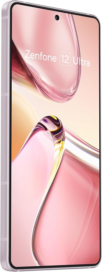 ASUS Smartphone Zenfone 12 UltraJapan Official Agency ProductSakura White ZF12U-WH12S256/A compatible with docomo/au/SoftBank/Y!  mobile/ahamo/povo/LINEMO/Rakuten Mobile networks 6.78 inches wide