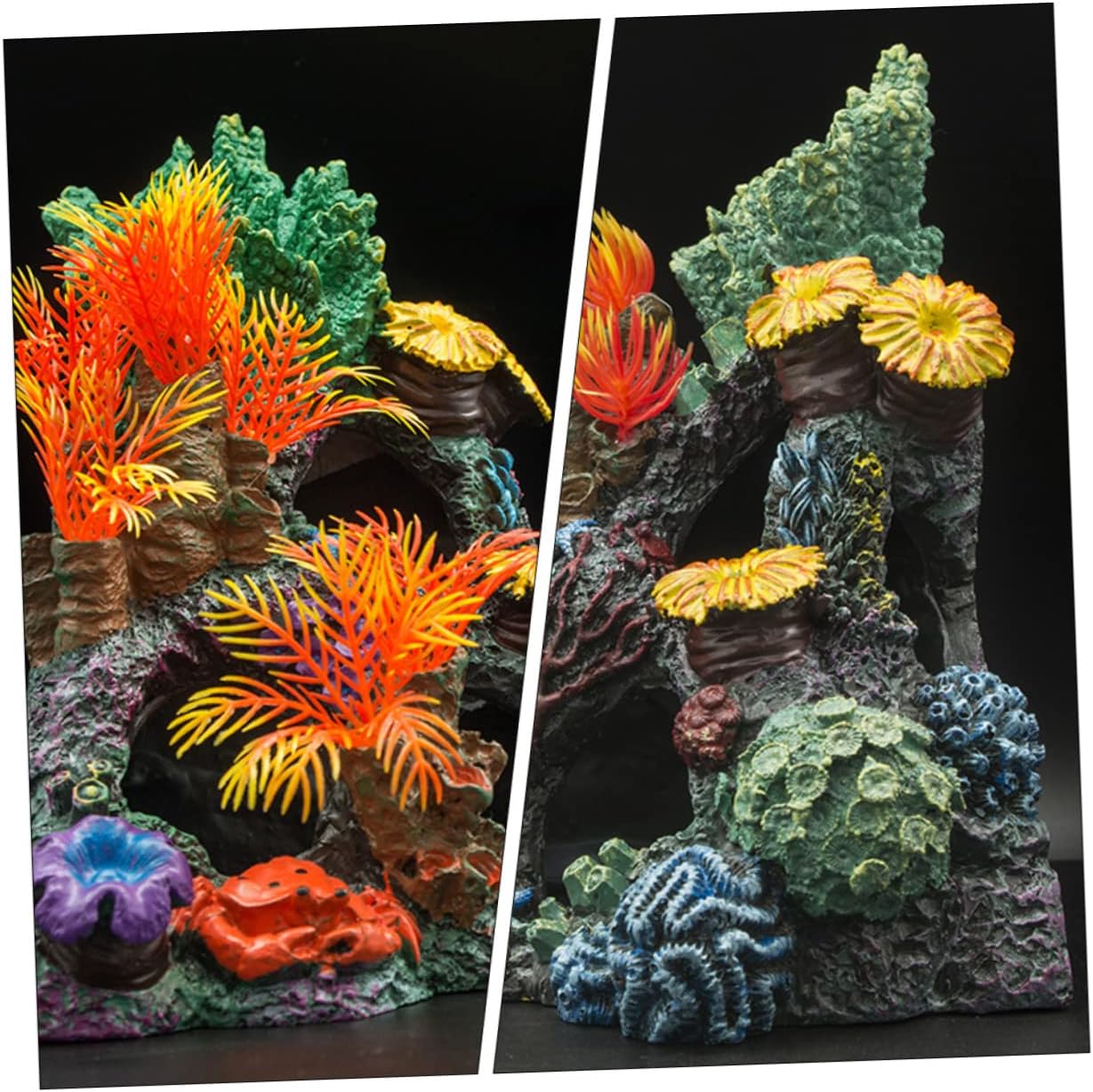 DOITOOL Fish Tank Coral Ornaments Aquarium Decorations Artificial Landscape Pieces Unique Design for