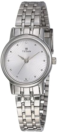 Titan Karishma Revive Analog Silver Dial Womens Watch-NN2593SM01