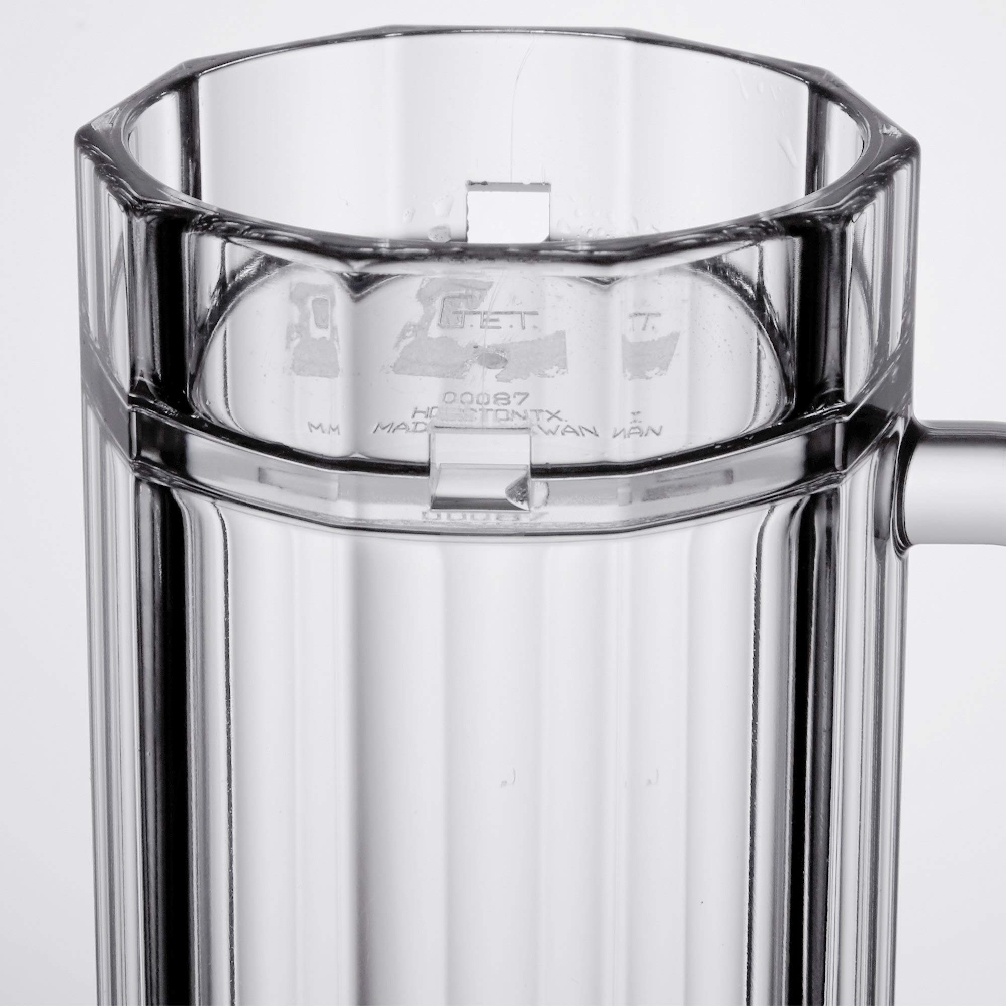 20 oz. GET 00087-PC-CL-EC - Copas, Tazas de Cerveza (15,9 cm, 12 unidades), Transparente