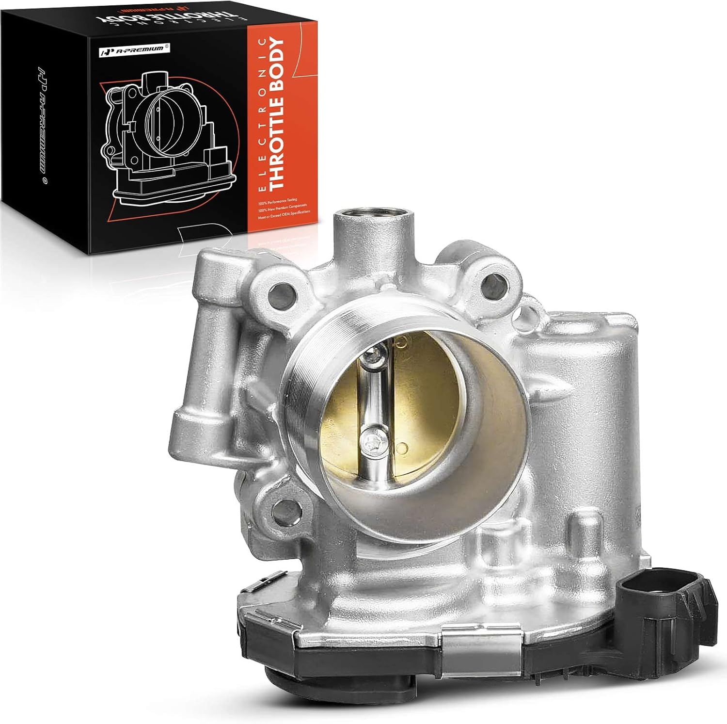 A-Premium Electronic Throttle Body Compatible with Chevrolet Cruze 2011-2015, Cruze Limited 2016, Trax 2013-2021, Sonic 2012-2020 & Buick Encore 2013-2021, 1.4L, Replace# 0280750498, 55565489