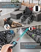 Vista 4 de WSDCAM Alarma de motocicleta de 110 db con control remoto inalámbrico vibración antirrobo alarmas de seguridad