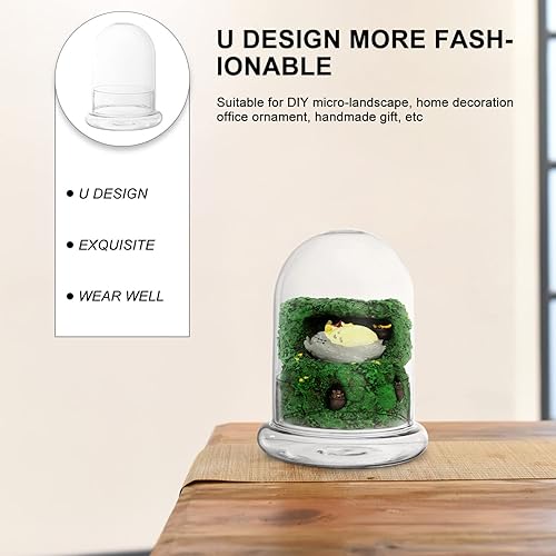 Miniatura 6 de Frasco de terrario de musgo de botella ecológica - Cloche de cristal para plantas en miniatura Exhibiciones de plantas en casa D Cor y control de