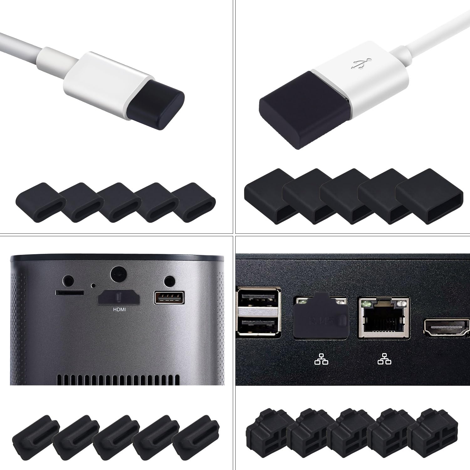 USB Type C-Kappen – Staubschutz Aus Weichem Silikon