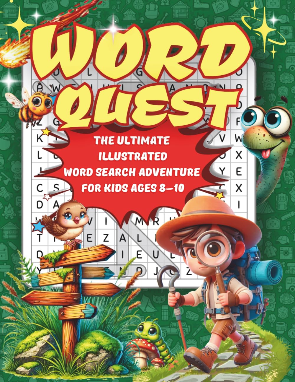 Word Quest: The Ultimate Illustrated Word Search Adventure for Kids Ages 8–10