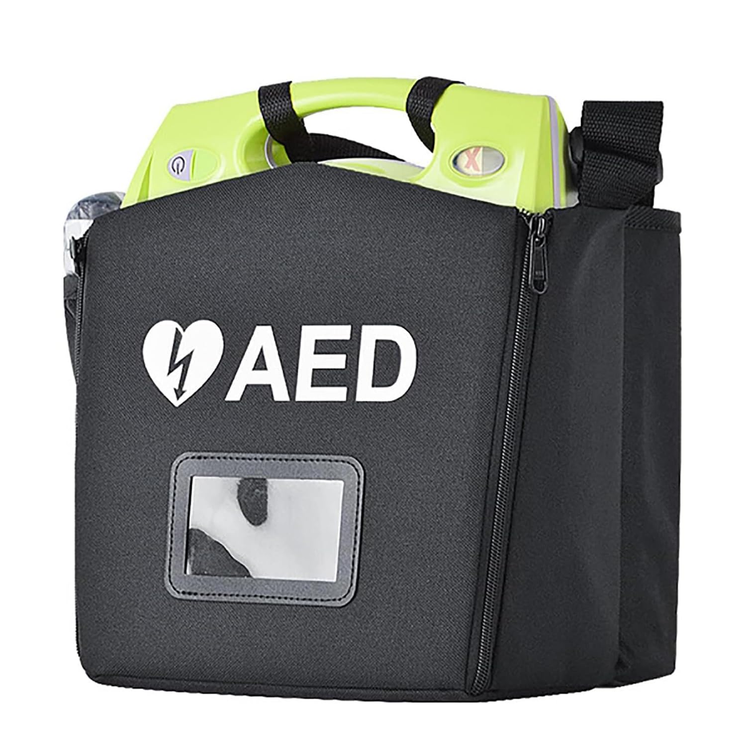 COYEUX AED Defibrillator Bag, Portable AED Storage Bag, with Adjustable Straps, Eye-catching Color, for Home, Office, Public Places