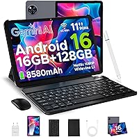 DOOGEE U11 Android 16 Tablet 11 Pollici, 16GB+128GB/2TB TF Tablet con Tastiera