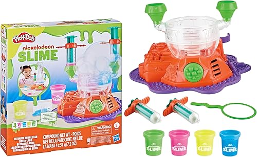 Vista 11 de Play-Doh Laboratorio de slime Ultimate Bubbler Lab Playset con Nickelodeon Slime Brand Compound, Tactile Sensory Toys for Girls and Boys 3 Years and