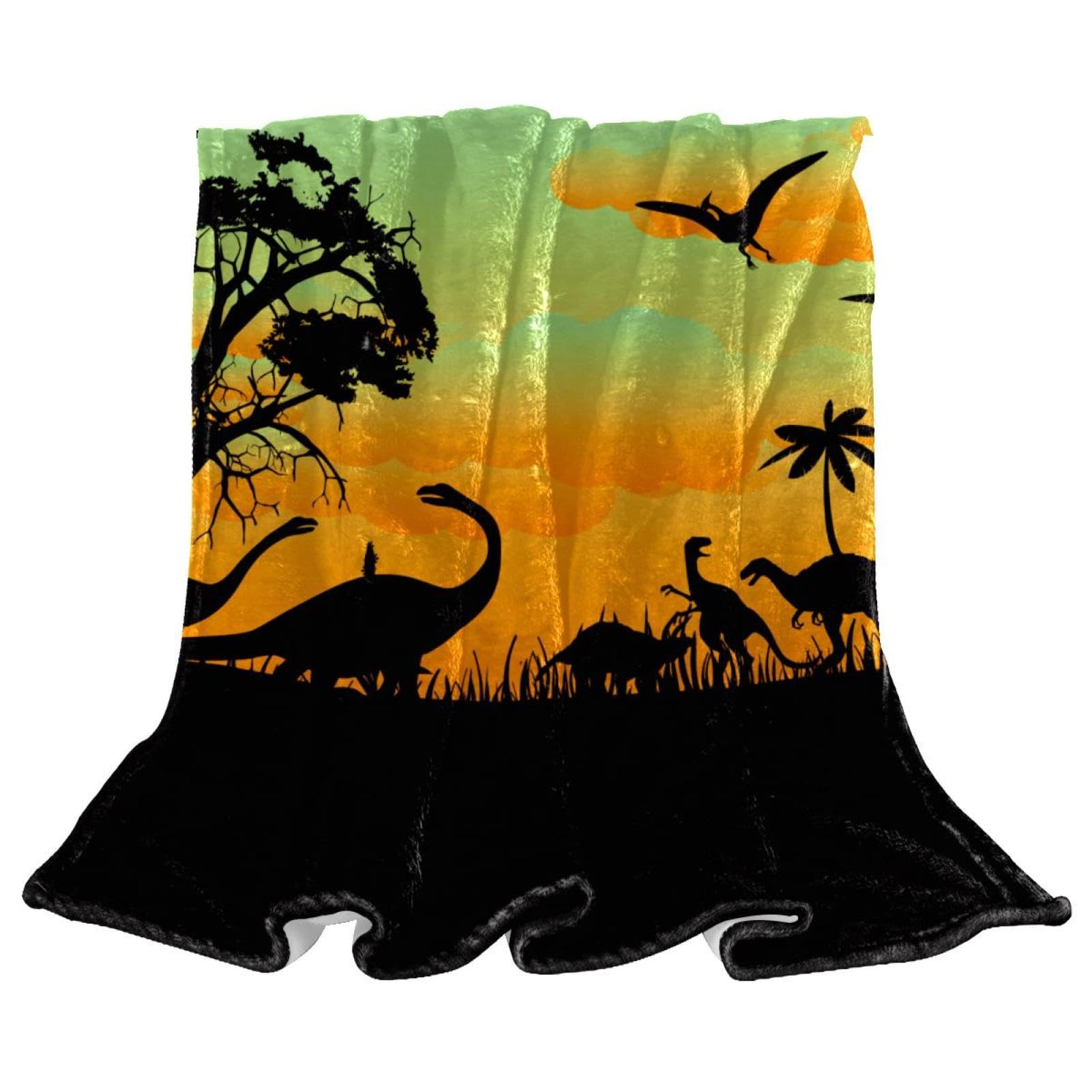 Couverture polaire dinosaure un cadeau d'anniversaire doux et chaleureux pour la chambre d'un garçon